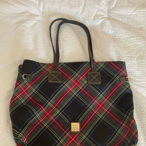 Dooney & Bourke Tartan Victoria Large tote